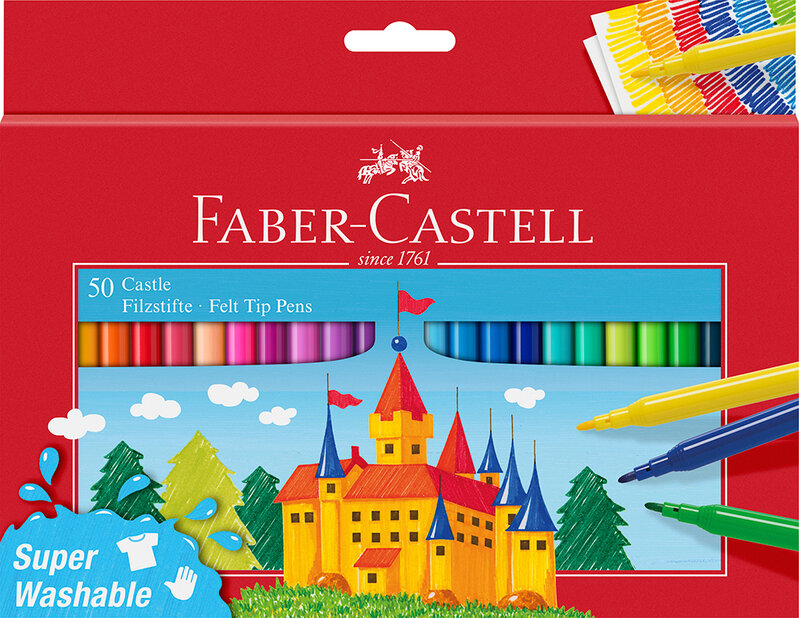 Tuschpennor 50p Faber Castell