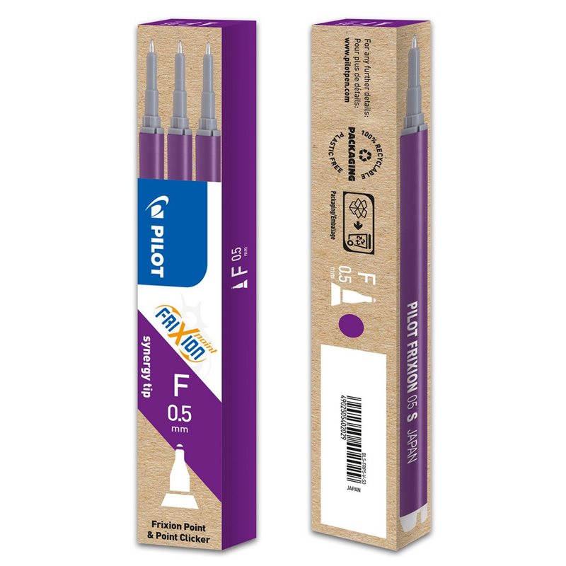 Refill PILOT Frixion Syner 0,5 viol 3/fp