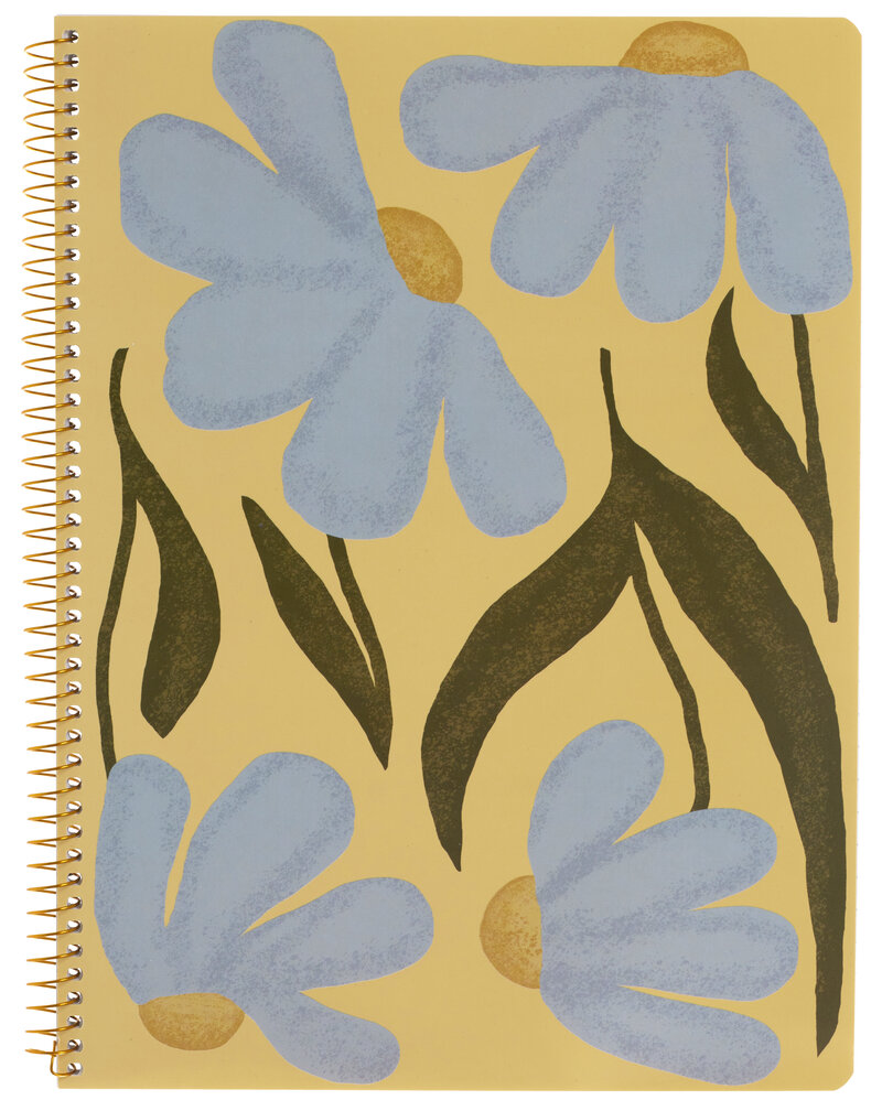 Kollegbl A4 linj FSC, Summer Flowers 1 70bl 60gsm