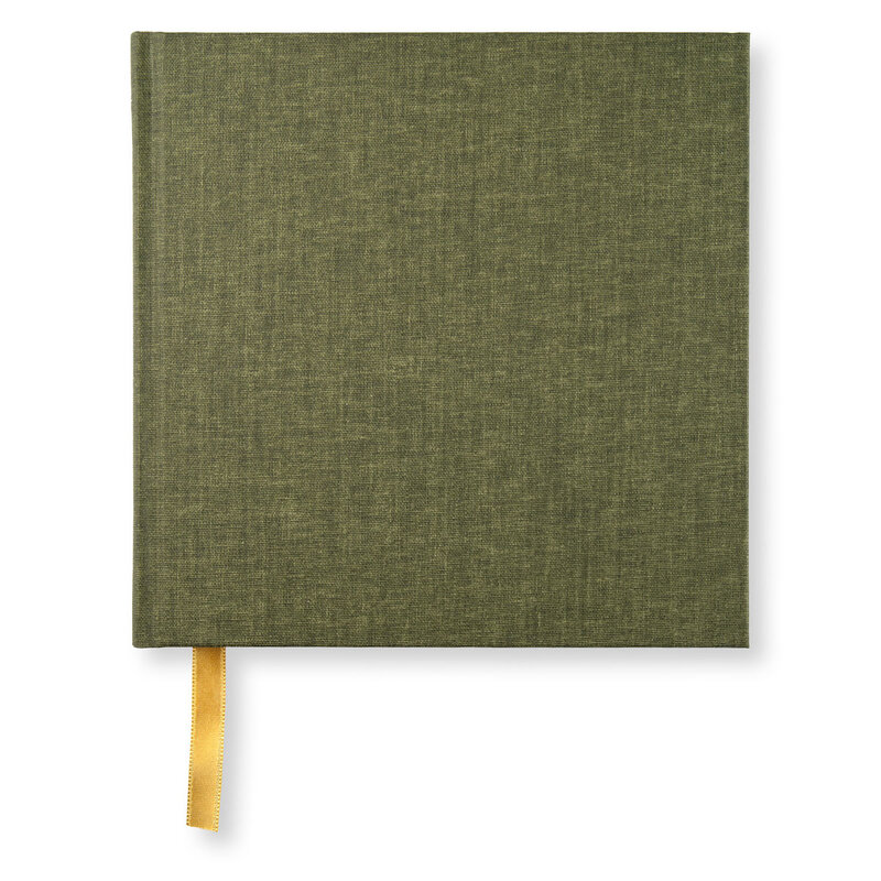Blank Book Classic Paperstyle Khaki Green