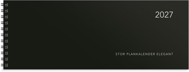 Stor Plankalender Elegant 2027