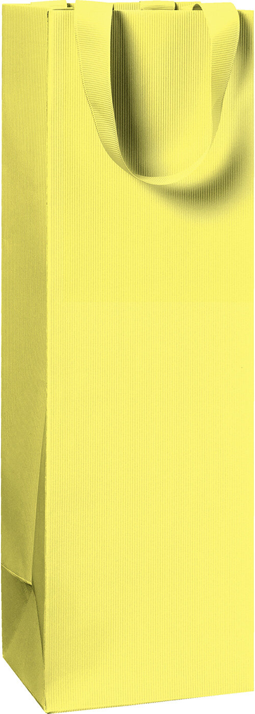 Vinpåse 11x10.5x36 cm Gul