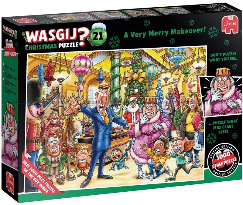 Pussel Wasgij Christmas 21- Christmas 2*1000 bitar