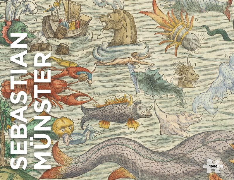 Sebastian Münster: Sea Monsters 1000-Piece Jigsaw Puzzle