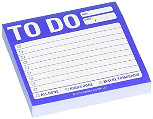Knock Knock To Do Sticky Note