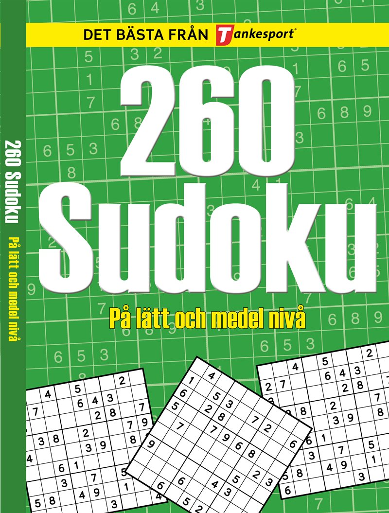 260 Sudoku : på lätt och medel nivå