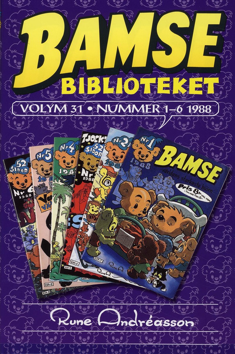 Bamsebiblioteket. Vol 31, Nummer 1-6 1988