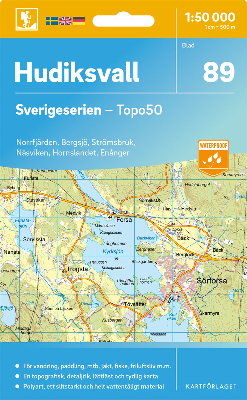 89 Hudiksvall Sverigeserien Topo50