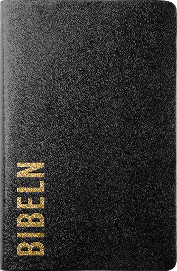 Bibel 2026 Slimline - Bounded leather Svart