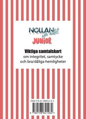 JUNIOR - viktiga samtalskort om integritet och samtycke