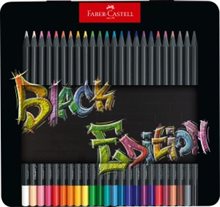 Färgpennset 24p i metallask Faber Castell