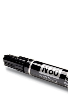 Märkpenna perm. PENTEL N60 sned svart