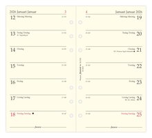 Filofax Personal Refill 2026 Vecka/Sida