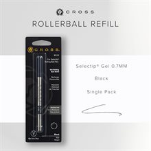 Cross Rollerball Gel refill svart patron