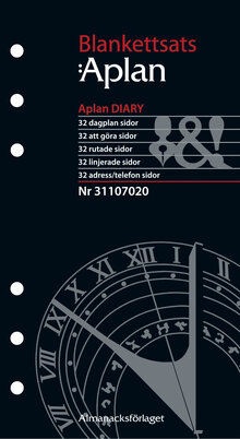 Systemkalender Diary Blankettsats Almanacksförlaget