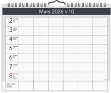 Väggkalender 2026 Väggagenda A4