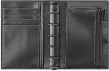 Kalender 2025 Mini Systemkal svart konstläder