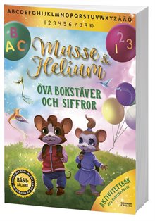 Musse & Helium. Öva bokstäver och siffror