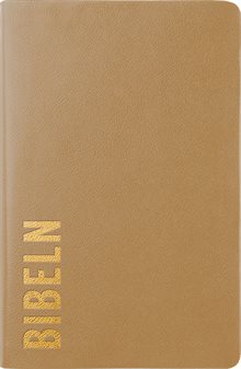 Bibel 2026 Slimline - Bounded leather Brun med tumindex